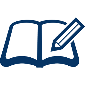 アイコン：本とペン